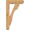 Ekena Millwork Olympic Craftsman Smooth Bracket w/ Offset Brace, Western Red Cedar, 5 1/2"W x 18"D x 30"H BKT0604X18X30OLY04SWR - alternate 2